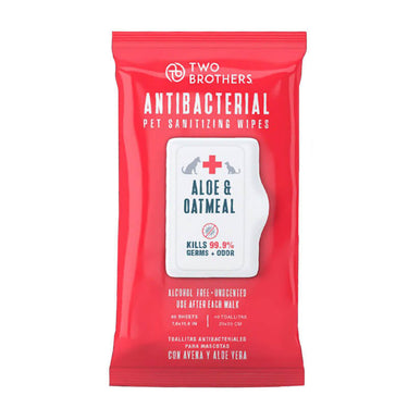 Toallitas húmedas antibacterianas TWO BROTHERS 40 unidades