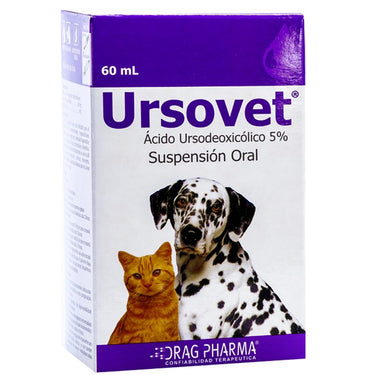 Ursovet Suspensión Oral perros y gatos 60 ml Drag Pharma