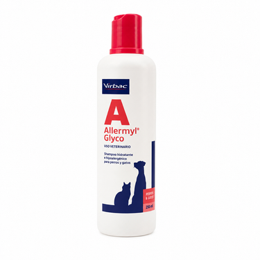 Virbac Allermyl Glyco Shampoo dermatológico para perros y gatos 250 ml