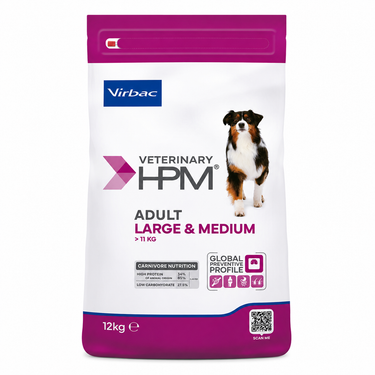 Virbac HPM Adult Large & Medium Alimento para Perros Adultos 12 kg