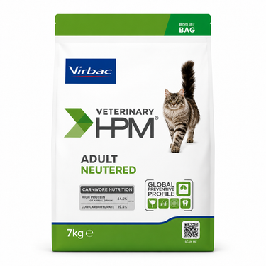 Virbac HPM Adult Neutered Cat 3 kg alimento para gatos adultos esterilizados.