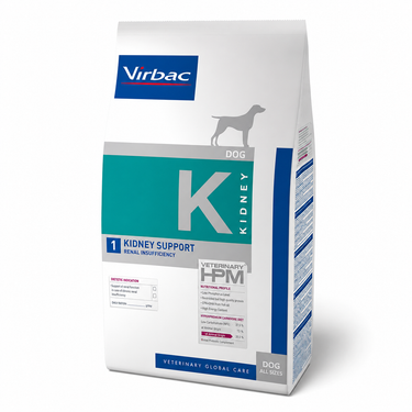 Virbac HPM Dog Kidney Support alimento veterinario para perros con enfermedad renal.