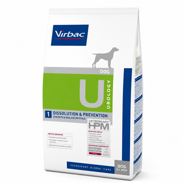Virbac HPM Dog Urology Dissolution and Prevention alimento urinario para perros. 12 kg