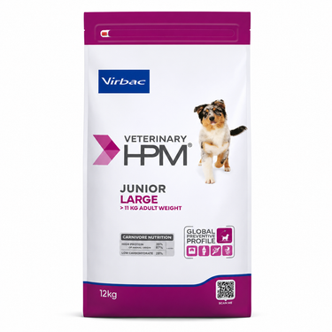 Alimento Virbac HPM Junior Large para cachorros de razas grandes 12 kg