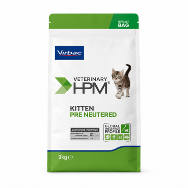 Virbac HPM Kitten Pre Neutered Cat 3 kg alimento premium para gatitos.