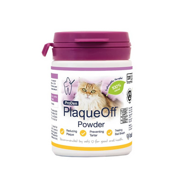 PlaqueOff Polvo Limpieza Dientes Gato 40 gr.