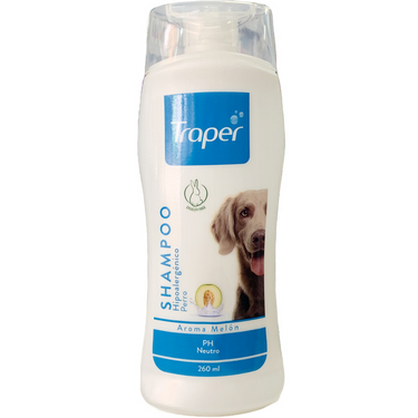 Shampoo Hipoalergénico Aroma Melón Traper 260 Ml.