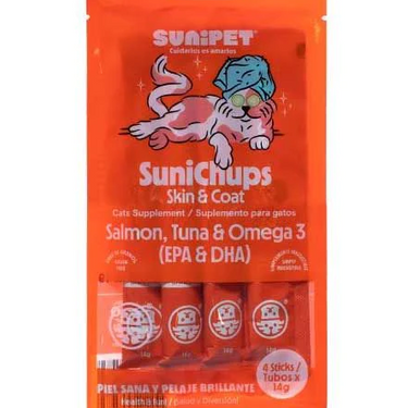 SuniChups Skin & Coat 4 tubos