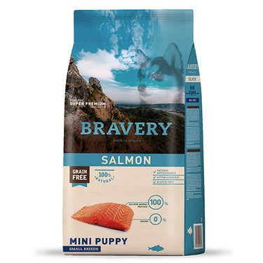 Bravery Salmon Puppy Raza Pequeña y Mini 2 kg