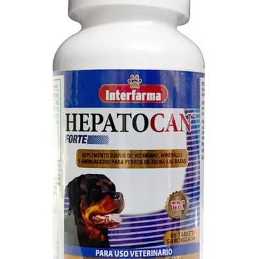 Hepatocan Forte Interfarma 60 comprimidos masticables