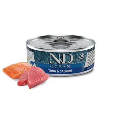 N&D Lata Ocean Feline Tuna & Salmon de 70 g