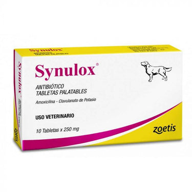 Synulox 250 mg Zoetis 10 Comprimidos