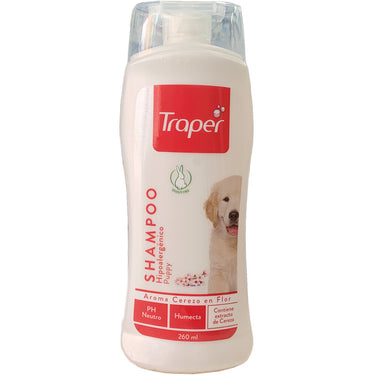 Shampoo Hipoalergénico Cachorros Traper 260 ml
